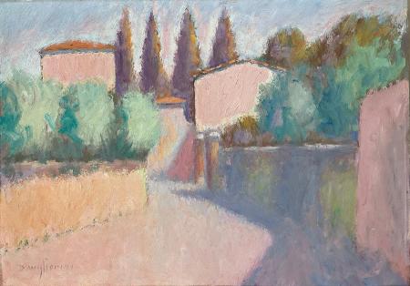 Quadro di Dino Migliorini Paesaggio  - olio tavola 